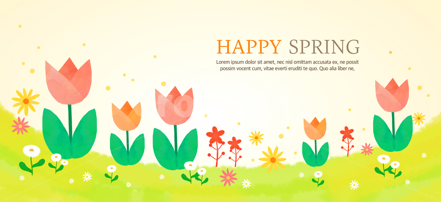 꽃,튤립,꽃밭,봄,감성,배너,봄,계절,spring,season,식물,자연,plants,nature,꽃,flower,그래픽,일러스트레이션,graphic,illustration
