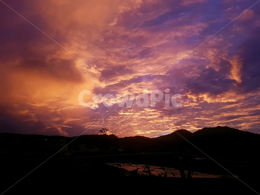 하늘,일몰,빨간하늘,따뜻함sky,알록달록
