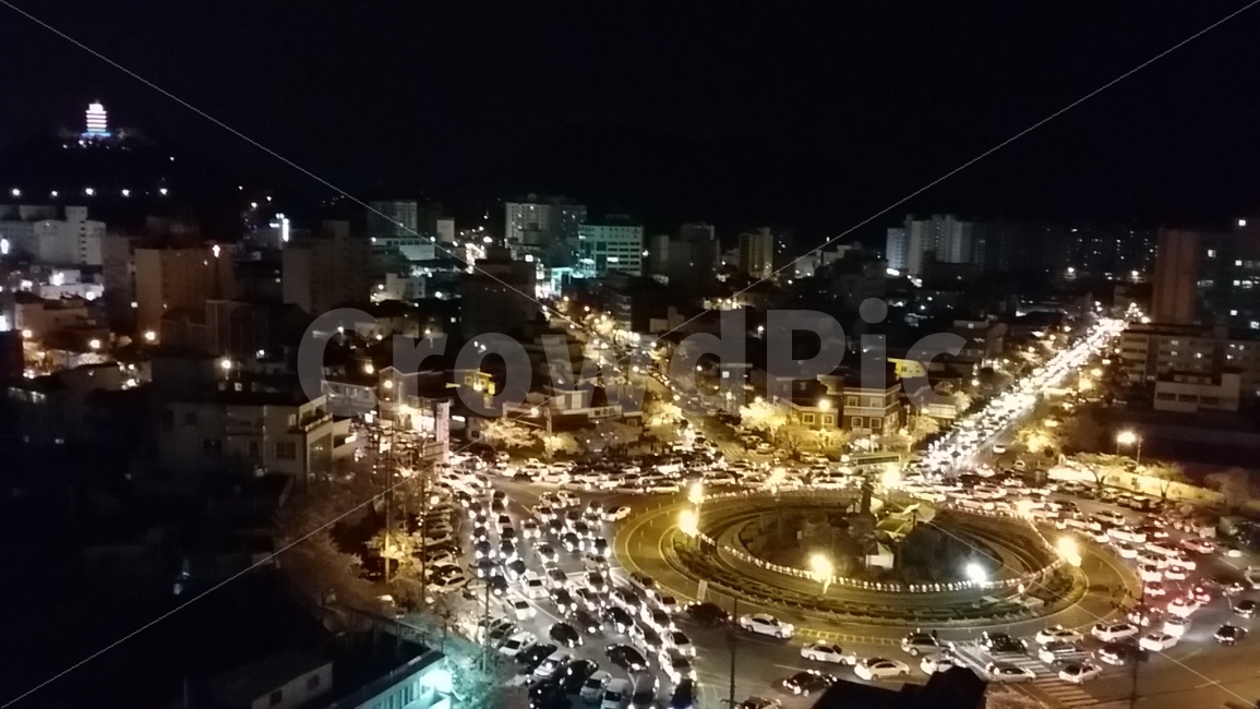 야경,도시,불빛,진해,군항제,도시,풍경,city,landscape,교통,교통수단,traffic,transportation,야경,밤,nightscape,night