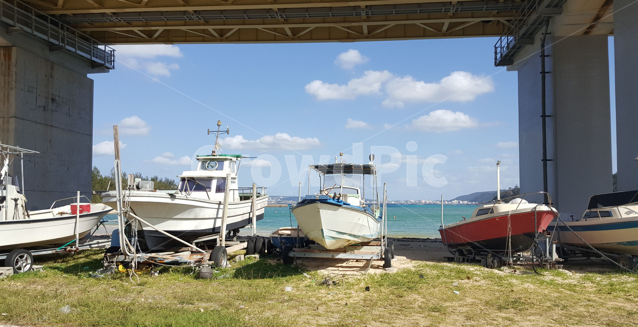 배,선착장,보트,정박,vehicle,transportation,교통,watercraft,선박,boat,water,물,다리,일본