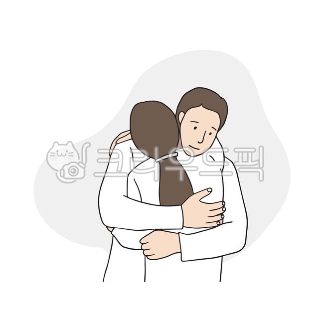 일러스트,포옹,연인,애정,위로,공감,커플,사랑,남성,여성,애인,슬픔,부부,따뜻함,편안함,hug,감사,고마움,그리움