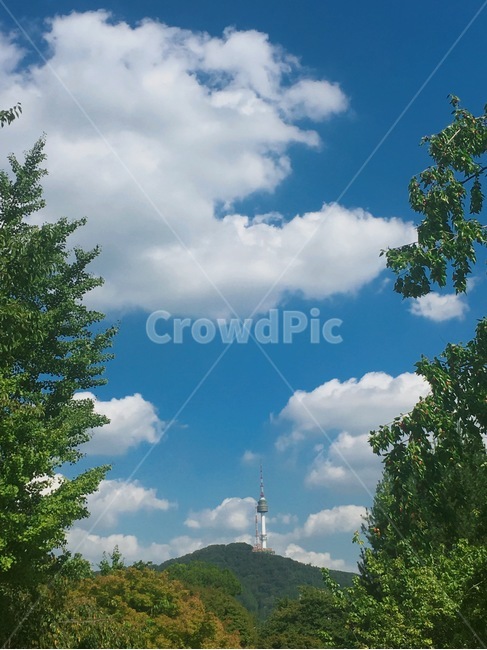 남산타워,풍경,landscape,sky,서울,하늘