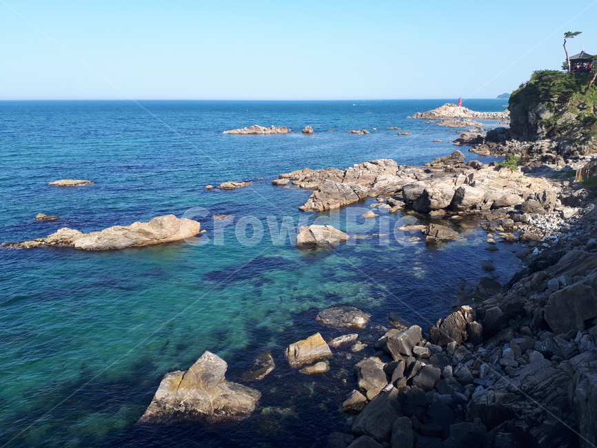 풍경,맑은,자연,하늘,나무,돌,바다,자연,풍경,nature,landscape,promontory,곶