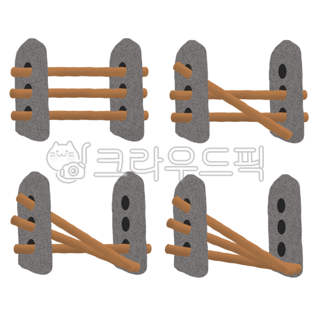 제주도,정낭,전통문화,제주도문화,정주석,문,door,일러스트,제주도일러스트,교육용,교육일러스트
