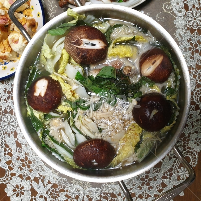 요리,음식,집밥,밀푀유나베,나베,전골