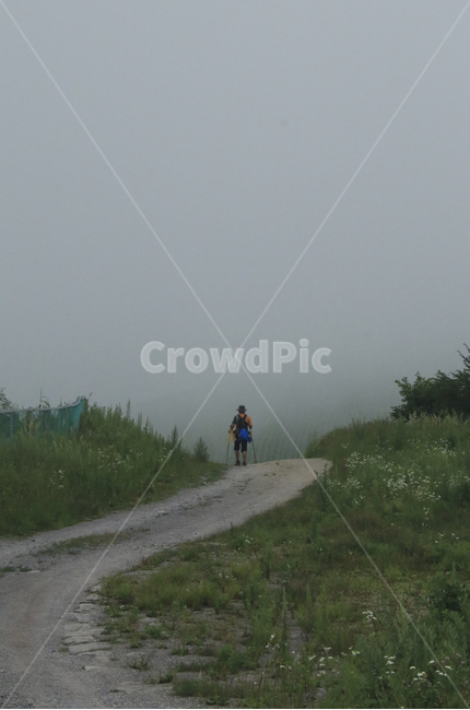 nature,자연,안개,mist,fog,weather,날씨,산,person,사람,등산,하이킹,등산객