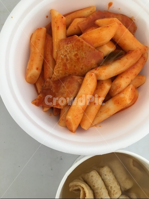 떡볶이,어묵,그릇,음식,간식