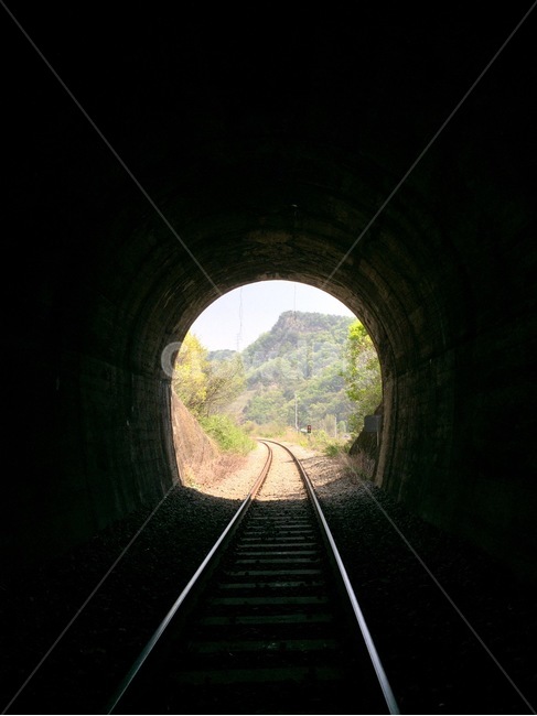 자연,레일,기차,터널,산