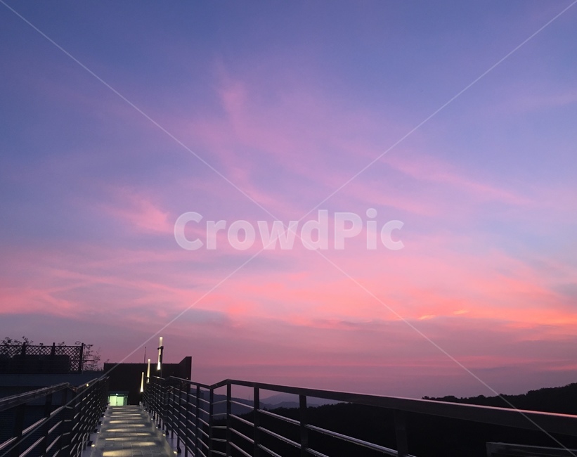 하늘,sky,pink,노을,sunset,분홍,연분홍,파스텔,배경,풍경,날씨