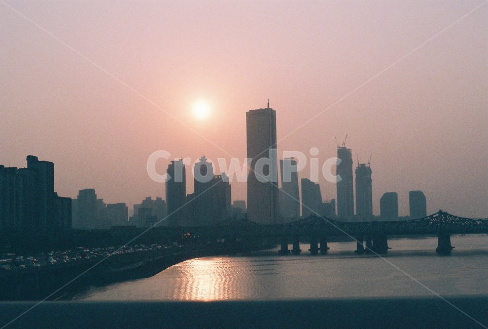 일몰,해넘이,도시,한강,sunset