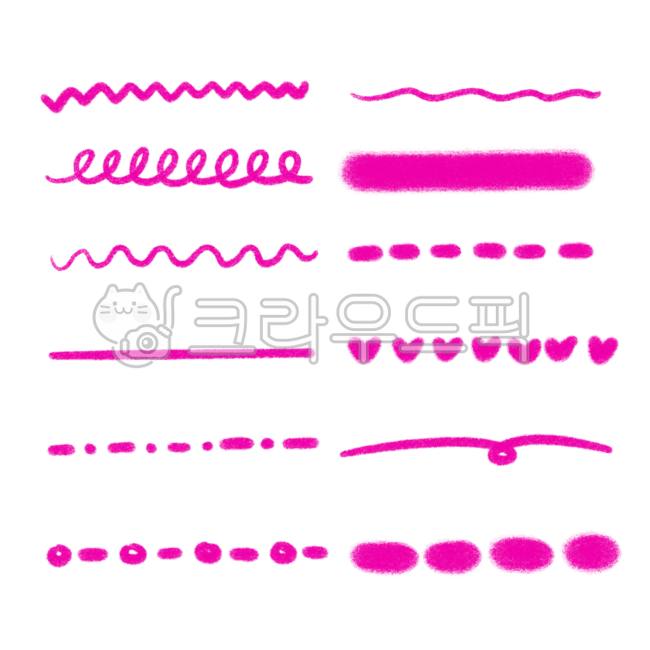 크레용, point, 포인트, 줄, 선, 사진,이미지,일러스트,캘리그라피 - 써니랜드작가