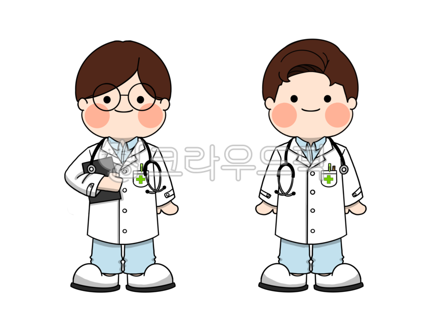 의사캐릭터,의사일러스트,의사놀이,사람,의사,직업,유치원,어린이집,장래희망,꿈,병원,병원놀이,직업놀이,실험복,레지던트