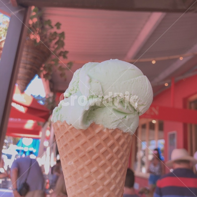 아이스크림,icecream,음식,디저트,민트,힐링,달콤한,민트맛,콘,휴식