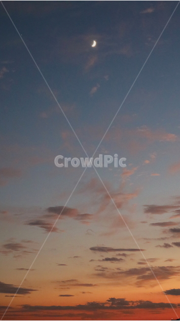nature,자연,outdoors,옥외,sky,하늘,노을,석양,달,해질녘