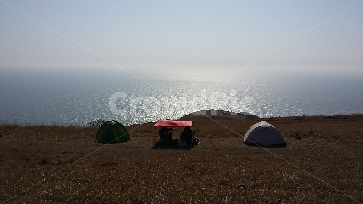 굴업도,일몰,비박,백패킹,힐링