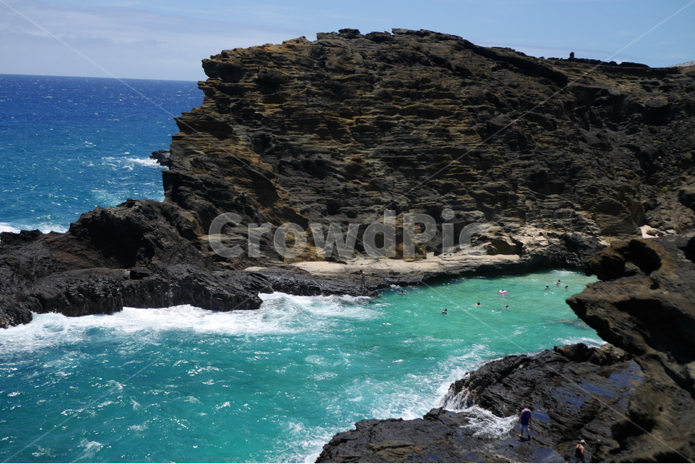 하와이,해변,비치,할로나블로우홀,호놀룰루,바다,자연,풍경,nature,landscape,해변,바다,beach,sea,해외,외국,세계,foreign,oversea,world,세계자연풍경,해외자연풍경,외국자연풍경,world nature landscape,water,물,ocean,대양,outdoors,옥외,promontory,곶,shoreline,해안선,land,땅,cliff,낭떠러지