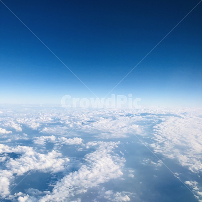하늘,구름,지평선,항공샷,sky,cloud