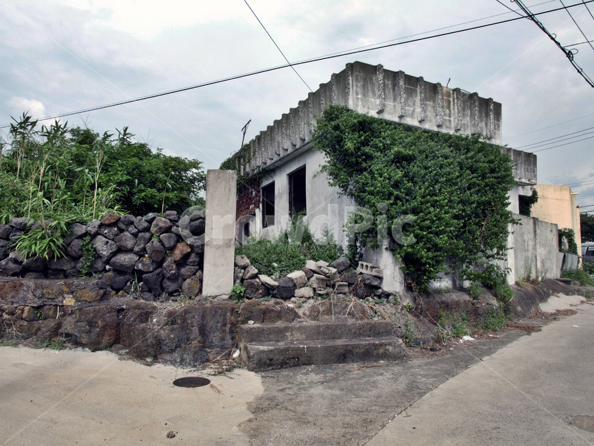 협재,제주,올레14코스,올레길,폐가,마을,도로,제주도,jeju,jeju island,시골,마을,풍경,landscape,country,rural,town