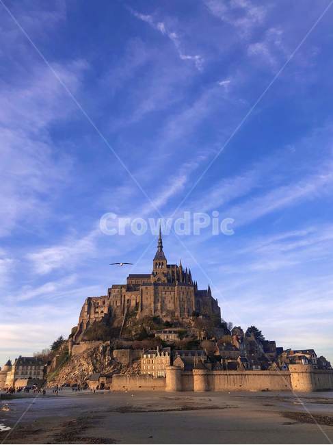 건물,architecture,프랑스,몽셍미셸,파리,수도원,성,풍경,랜드마크,건축물,castle,france,paris,montsaintmichel,유럽,europe