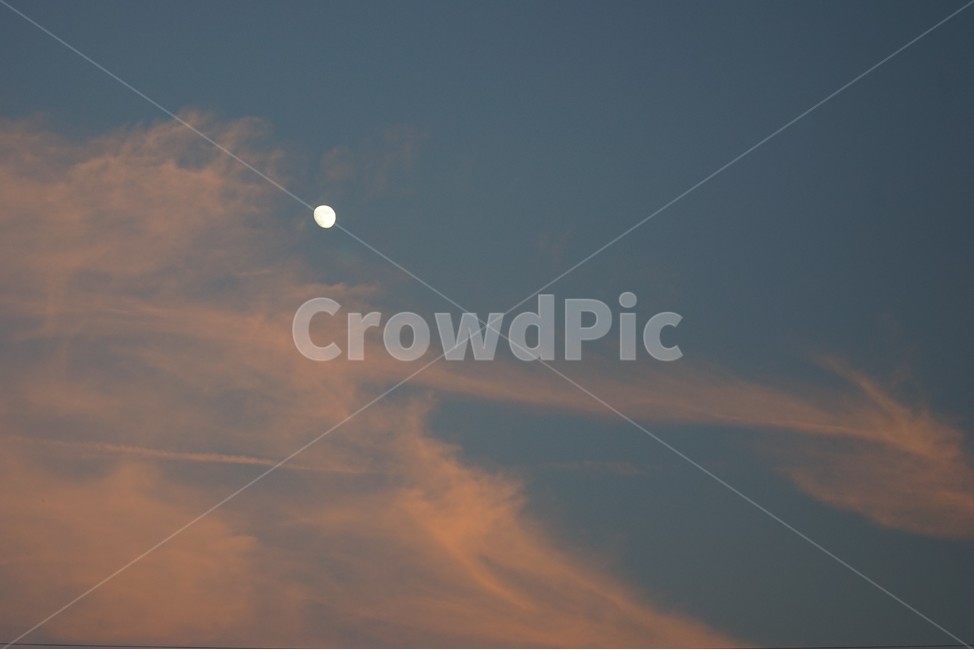 하늘,저녁,구름,노을,달,sky,cloud,moon,야경,밤,풍경,nightscape,night,landscape,nature,자연,outdoors,옥외