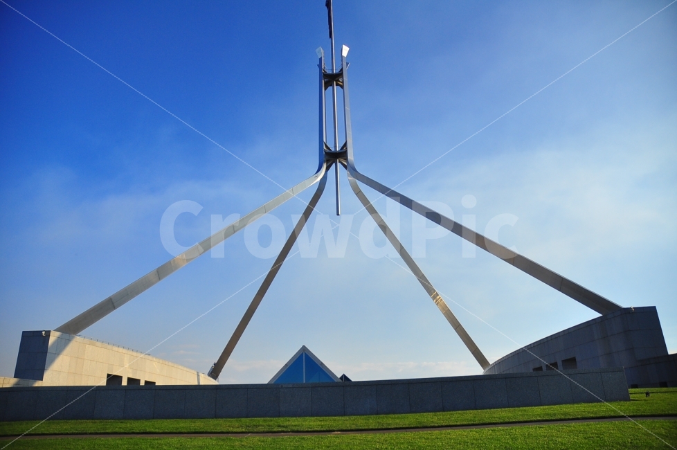 sky,parliament house,parliamenthouse,city,australia,capital city,building,canberra,grass,capitalcity