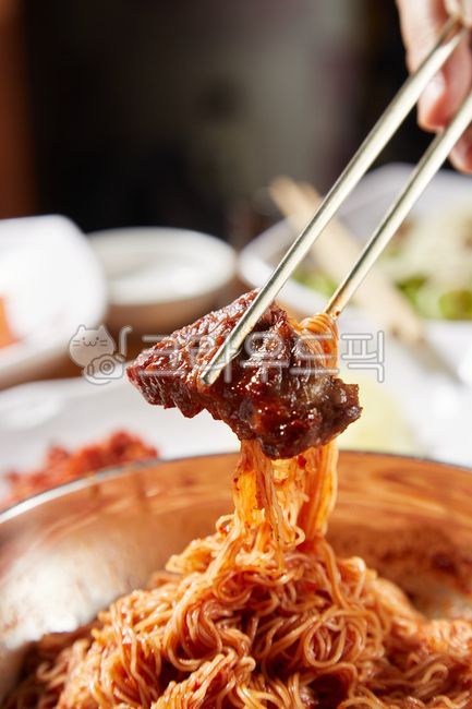 갈비,고기,meet,돼지갈비,냉면,비빔냉면,식사