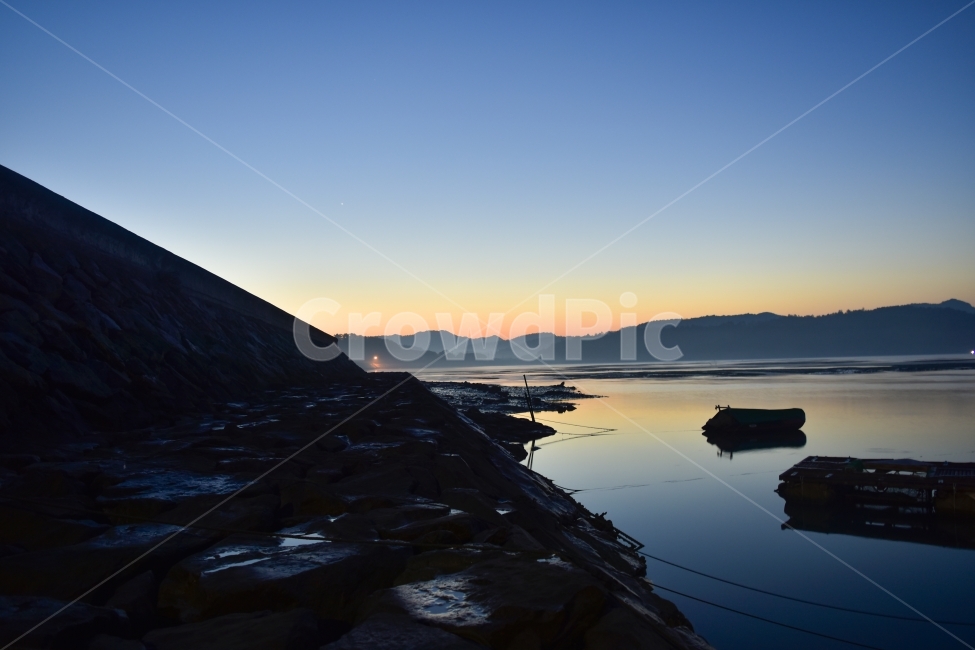 바다,풍경,일출,부두,자연,자연,풍경,nature,landscape,outdoors,옥외,promontory,곶