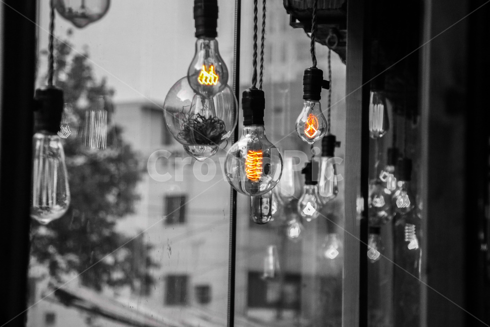 흑백사진,흑백,풍경,전구,lightbulb,빛,light,흑백,모노톤,monochrome,black and white