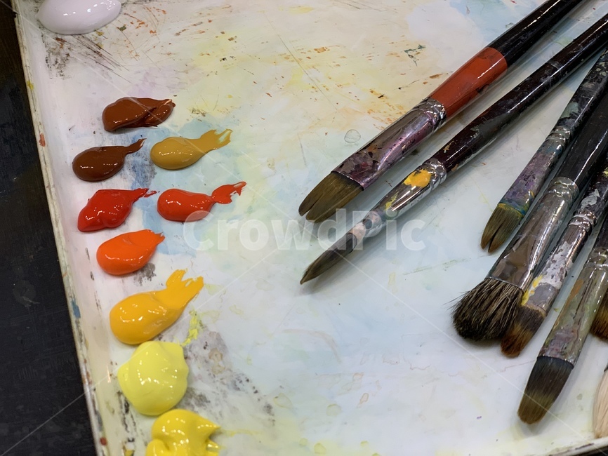 붓,그림,그림도구,파레트,물감,아크릴,picture,brush,painting,예술,art,사물,물건,오브젝트,thing,object,matter