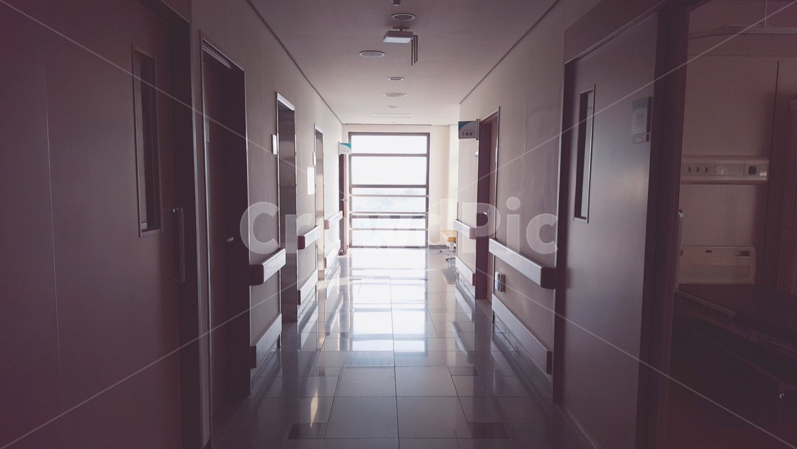 병원,복도,건물,조용한,한가한,어두운,공간,병실,hospital,corridor,의료,의학,병원,medical,hospital,clinic
