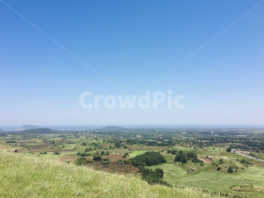 제주도,용눈이오름,산,절경,들판,푸른,하늘,landscape,mountain,blue,sky,scenery