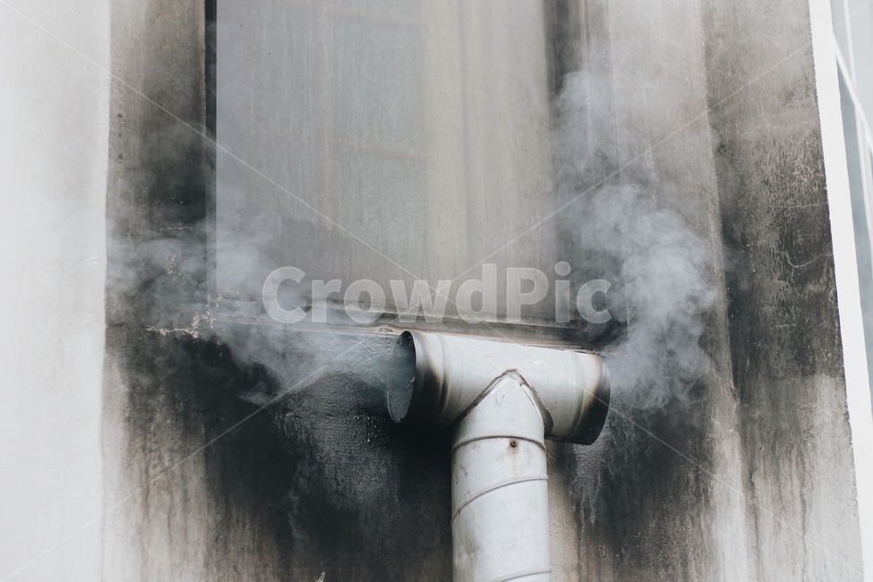 감성사진,굴뚝,건물,연기,smoke,골목길,골목