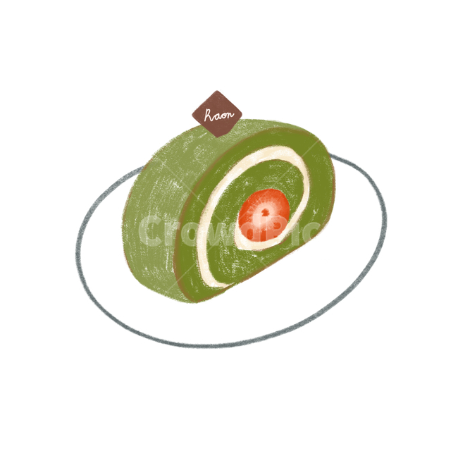 딸기,녹차,녹차롤,녹차음식,딸기녹차롤,초콜렛,케이크,맛있는케이크,맛있는빵,음식일러스트,녹차일러스트,케이크일러스트,과일,과일케이크,디저트,간식,후식,dessert,snack,그래픽,일러스트레이션,graphic,illustration