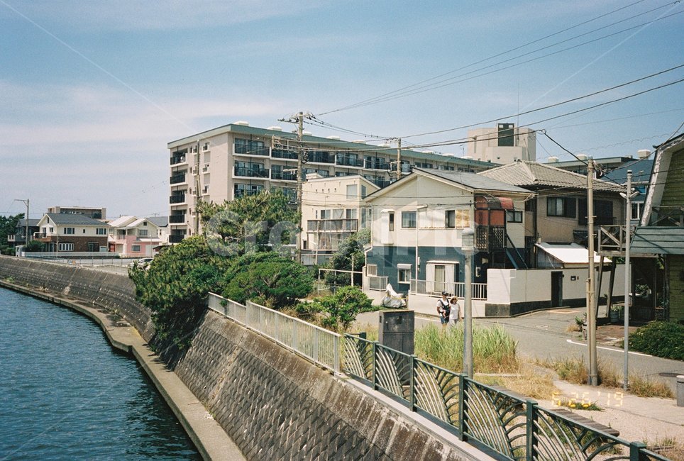 마을,시골,천,nature,outdoors,옥외,river,강