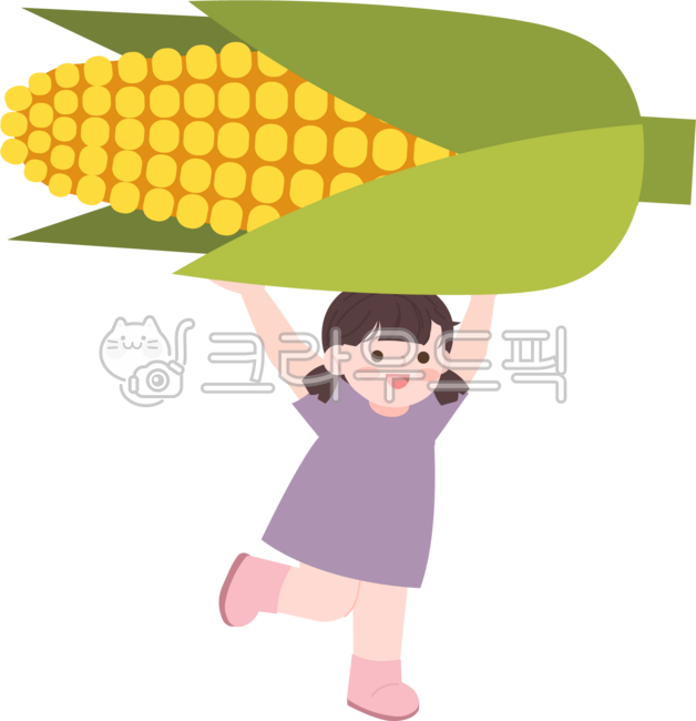 Children,elementary school students,elementary school children,short sleeves,summer,vegetable gardening,farming experience,farmer experience,corn,corn harvest,crops,girl