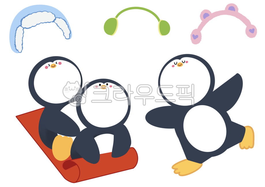 Penguin,winter,winter composite,penguin composite design,composite design,winter supplies,winter theme play,winter play