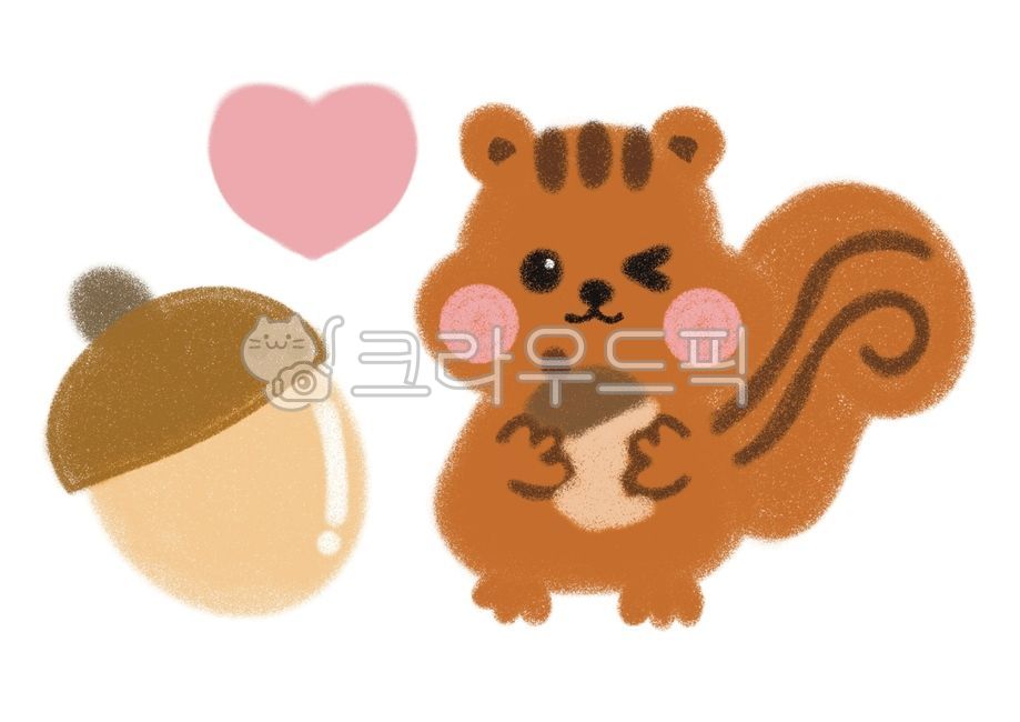 Squirrel design,fall pattern,acorn illustration,Autumn Environment Board,Acorn design,heart illustration,acorn,heart,squirrel,Squirrel illustration,heart pattern,autumn,Autumn environment composition