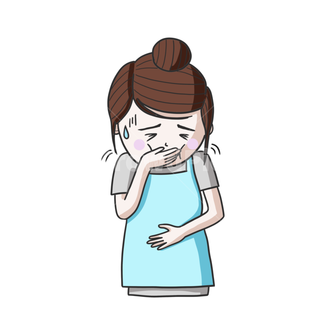 comics,만화,증상,메디컬,의학,symptoms,일러스트,png,toon,구토,복통,메스꺼움,구역질,여성,누끼,remove background