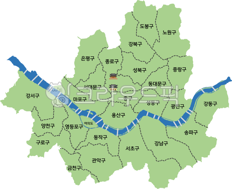 seoulmap,Han River Bridge,Seoul map,Seoul administrative map,Seoul map illustration,Seoul Han River,map,koreaseoul