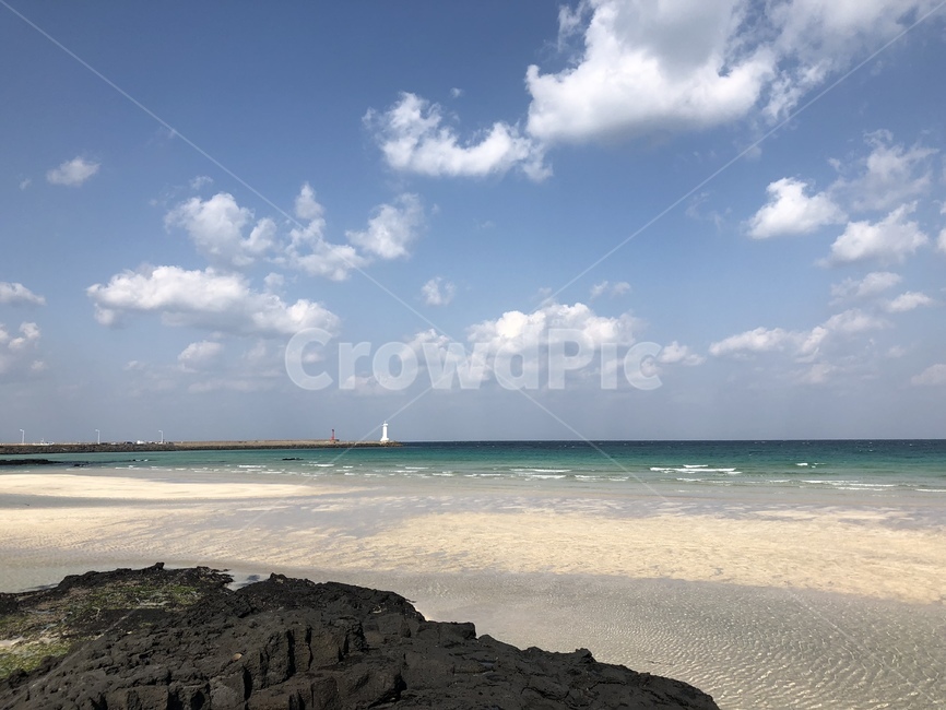 날씨,하늘,바다,자연,물,돌,제주도