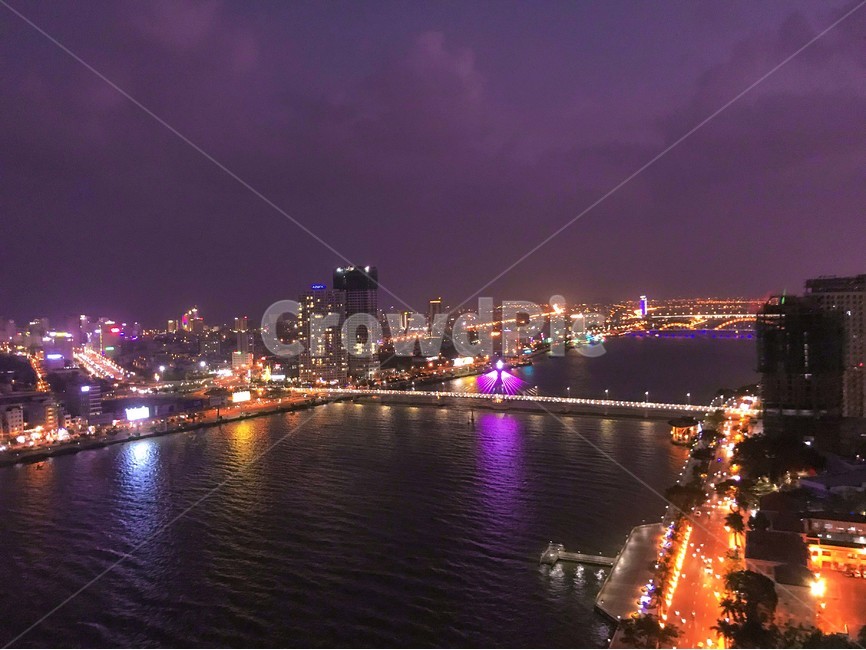 다낭,야경,building,city,시티,urban,어반,town,도시,물,water,metropolis,중심지