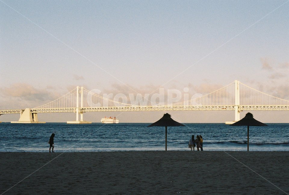 바다,부산,대교,광안리,광안대교,휴가
