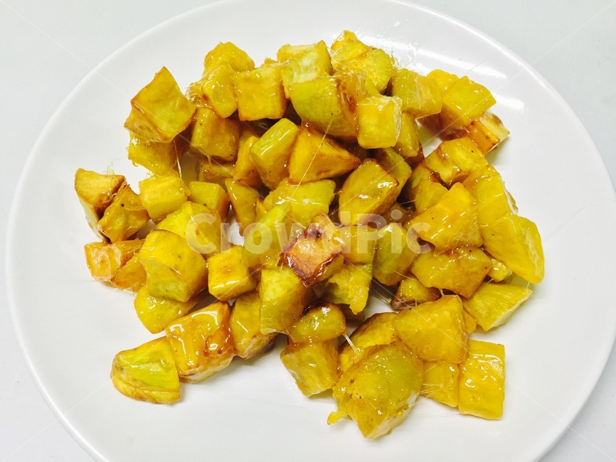 고구마,맛탕,중국음식,분식,노란색