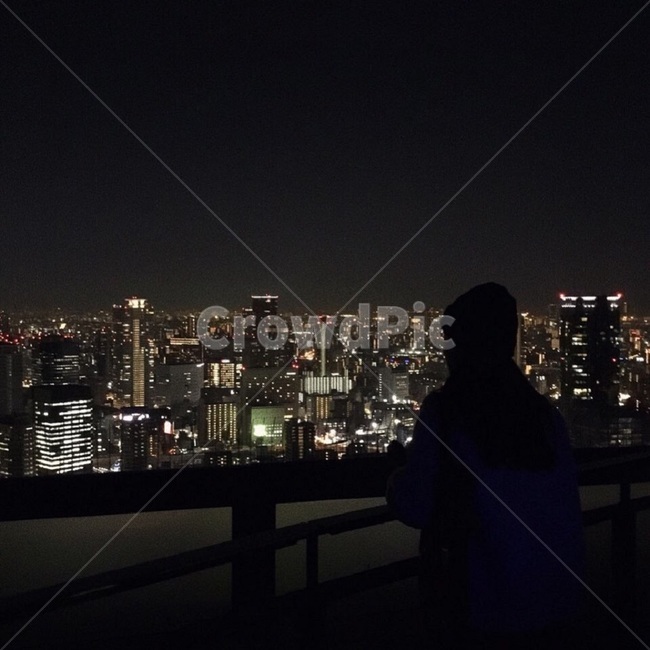 일본여행,우메다공중정원,야경,여자,사람,야경,밤,풍경,nightscape,night,landscape,nature,자연,outdoors,옥외