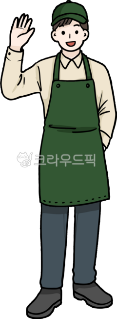 Part-time job,part-time job,sales,job,part-time worker,part-time worker,job search,college student,job,job,uniform,employee,graphic,character,apron,staff,service,man