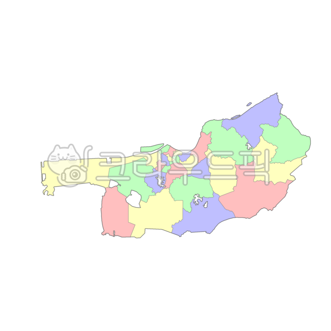 전라도,전라북도,전북,전북특별자치도,군산시,대한민국,우리나라,한국,행정구역,지도,행정구역지도,4색지도,파란색,노란색,빨간색,초록색,map