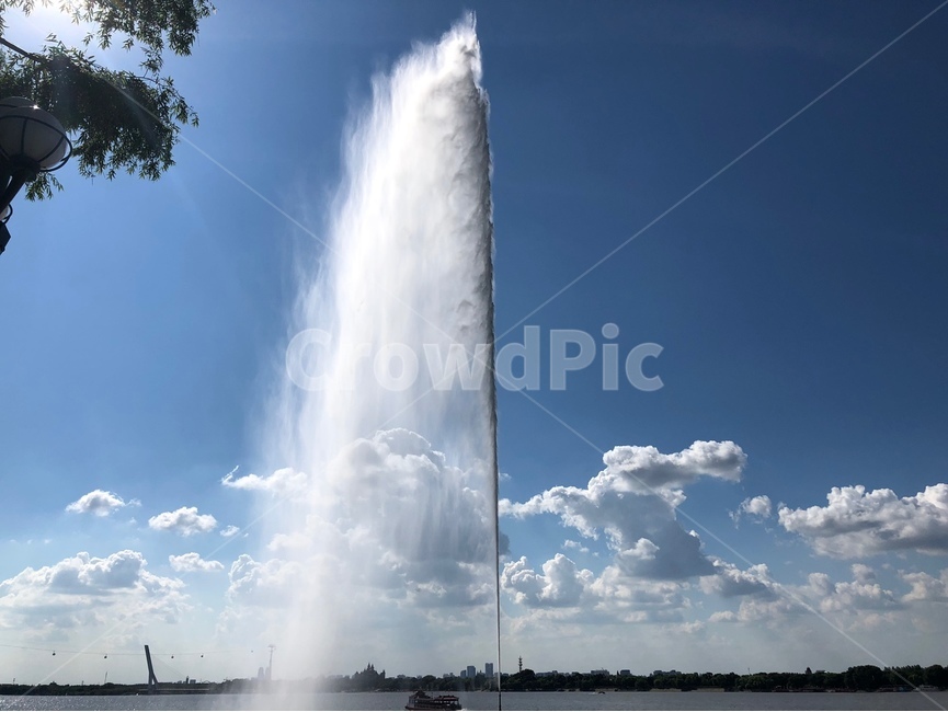 분수,분수쇼,관광,물,강,바다,분수대,fountain,water,하늘,sky