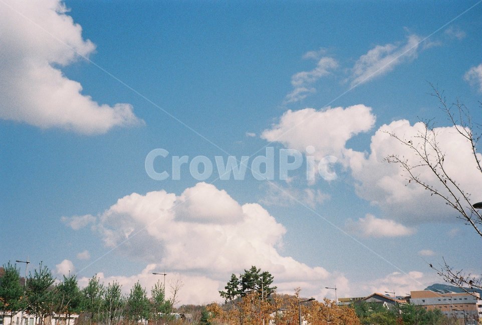 뭉게구름,가을하늘,cloud,코닥필름,sky,가을