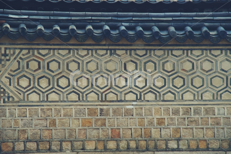 담,wall,기와,육각형,패턴,pattern,한국,korea,서울,seoul,네모,전통,traditional,한국전통,한국문화,korean traditional,korean culture,건축물,건물외관,exterior,building,structure,architecture,construction