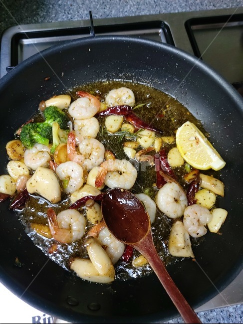 food,음식,dish,요리,식사,감바스